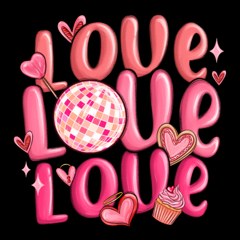 Love Love Love Valentines Day Heavyweight Sweatshirt by MaliasSmallBusiness | Teevron