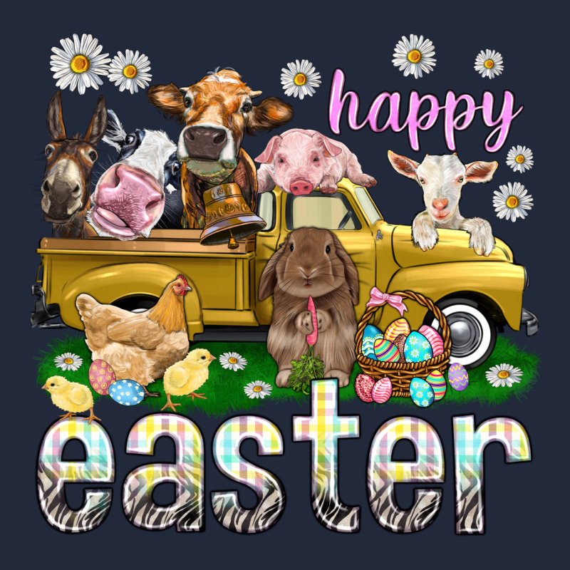 Happy Easter Truck With Farm Animals Easter Day Premium Sweatshirt by HowdyJamesFarm | Teevron
