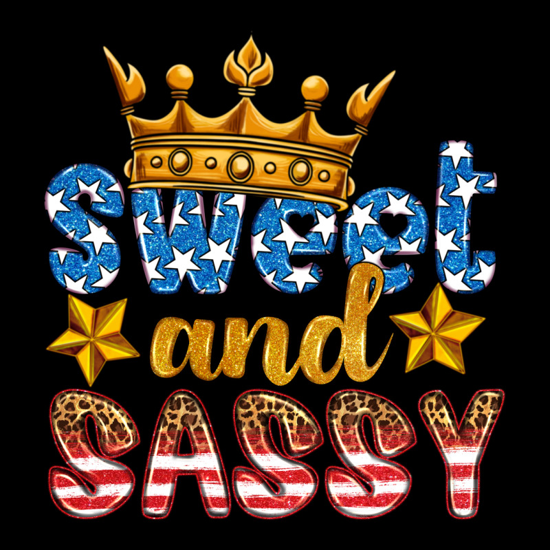 Usa Sweet And Sassy Ladies Tee by HRA Design Shop | Teevron
