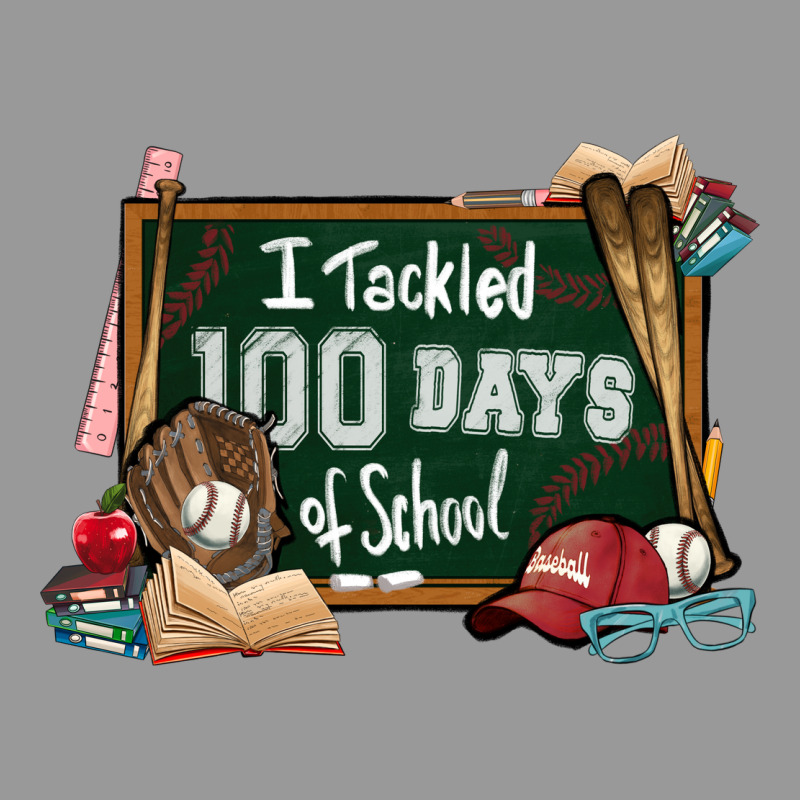 I Tacked 100 Days School Baseball Vintage Hoodie by NancyCooperArtShop | Teevron