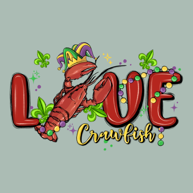 Mardi Gras Love Crawfish Classic Tee by MaliasSmallBusiness | Teevron