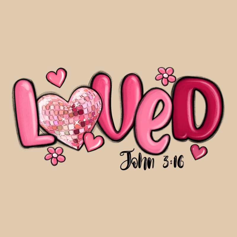 Valentine's Day Loved John 3 16 Heavyweight Sweatshirt by MaliasSmallBusiness | Teevron