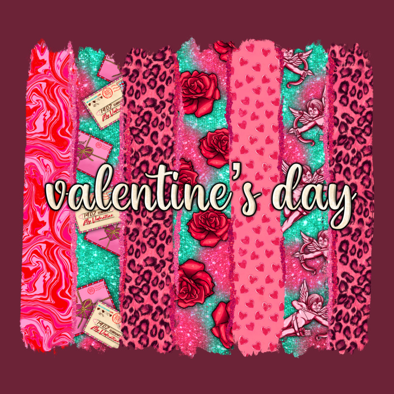 Valentines Day Brushstroke Background Brushstroke Long Sleeve Tee by NancyCooperArtShop | Teevron