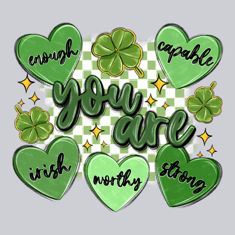 St. Patrick's Day Positive Affirmations Heavyweight Sweatshirt by MaliasSmallBusiness | Teevron