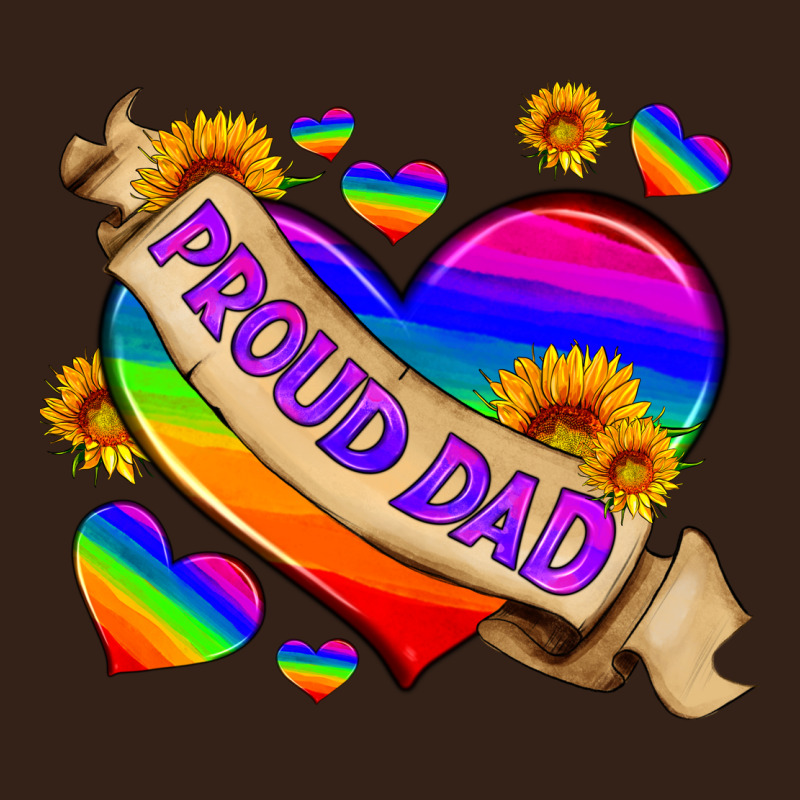Lgbtq Proud Dad Heavy Core Tee by HRA Design Shop | Teevron
