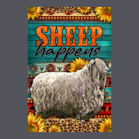 Western Sheep Happens Sunflowers Vintage Hoodie | Teevron