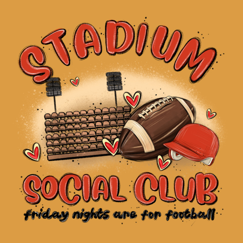 Stadium Social Club Football Urban Heavy Tee by MaliasSmallBusiness | Teevron