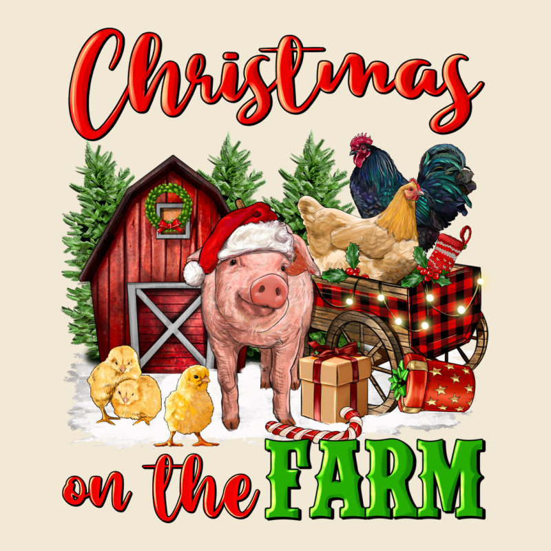 Christmas On The Farm Ladies Tee by FaDigitalArtStudio | Teevron