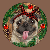 Christmas Pug With Leopard Zipper Hoodie | Teevron
