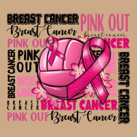 Volleyball Pink Out Breast Cancer Vintage Hoodie | Teevron