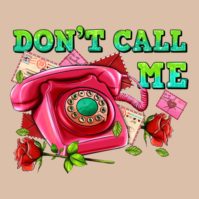 Dont Call Me With Pink Phone And Letters Urban Heavy Tee by AdoDesignShop | Teevron