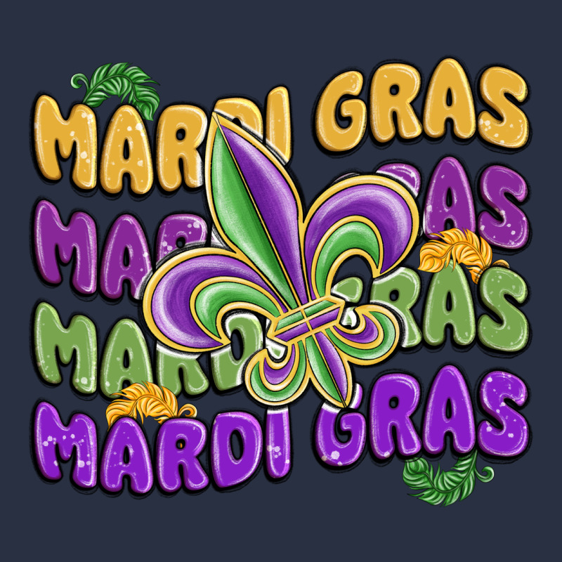 Mardi Gras With Fleur De Lis Heavyweight Sweatshirt by MaliasSmallBusiness | Teevron