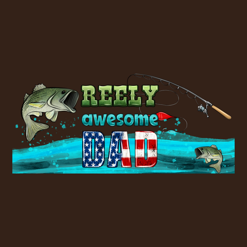 Reely Awesome Dad  Libbey Glass Heavy Core Tee by HRA Design Shop | Teevron