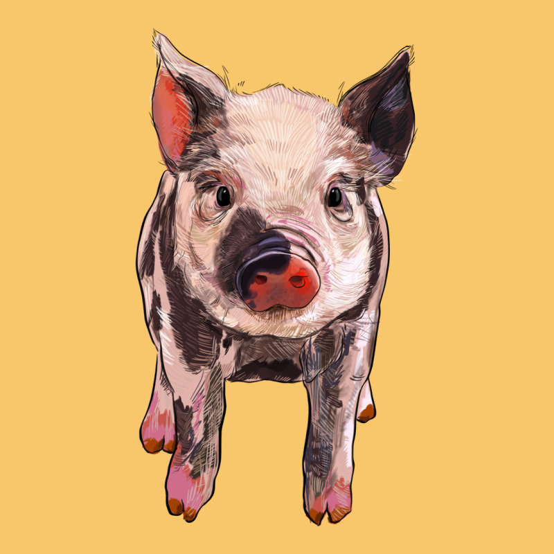 Pig Vintage Hoodie by BarkalooDesign | Teevron