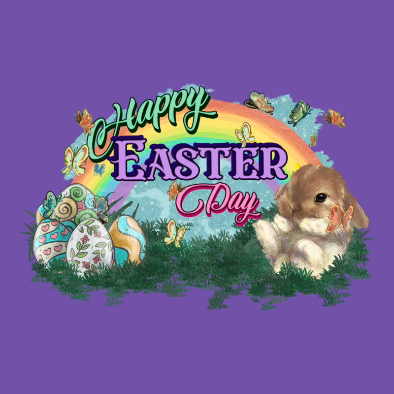 Happy Easter Day Rainbow Premium Sweatshirt by HowdyJamesFarm | Teevron