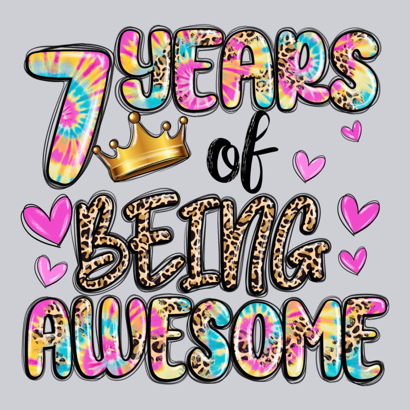 7 Years Of Being Awesome Heavyweight Sweatshirt by MaliasSmallBusiness | Teevron