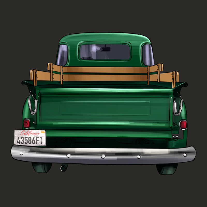 Western Green Truck Back View Heavy Core Tee by FaDigitalArtStudio | Teevron