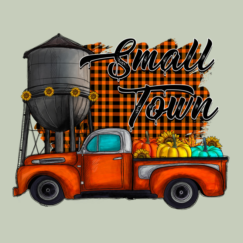 Small Town Fall Ladies Tee by CowhideDigitalArt | Teevron