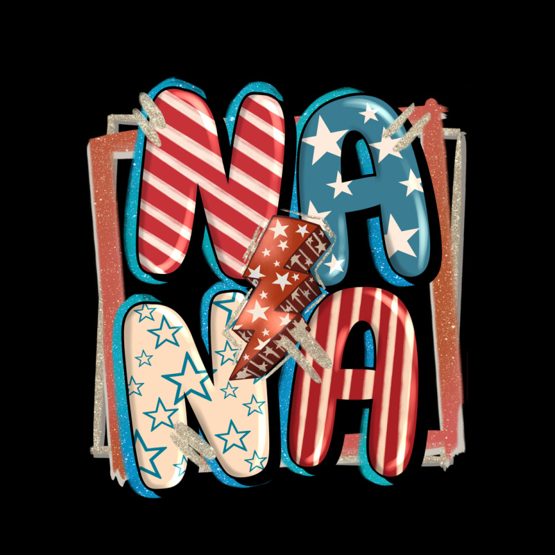 4th Of July Nana With Lightning Bolt Urban Hoodie by FaDigitalArtStudio | Teevron