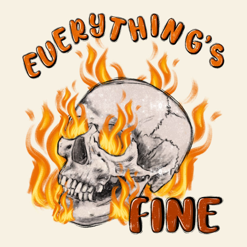 Everything's Fine Vintage Tee by MaliasSmallBusiness | Teevron