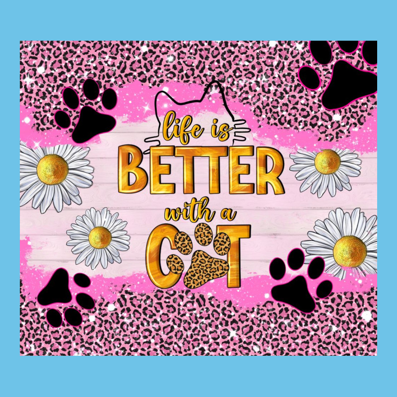 Life Is Better With A Cat Premium Sweatshirt by TumblerDesignByShophia | Teevron