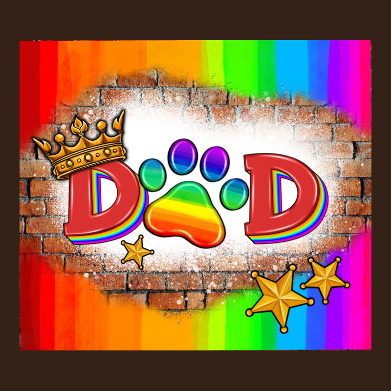 Lgbtq Dad And Paw Heavy Core Tee by HRA Design Shop | Teevron