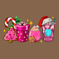 Pink Christmas Coffee Cups Premium Tee | Teevron