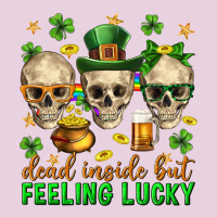 Dead Inside But Feeling Lucky St. Patricks Day Ladies Tee | Teevron