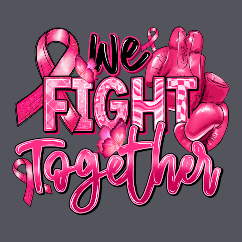 We Fight Together Breast Cancer Vintage Hoodie by RanaPortraitStore | Teevron