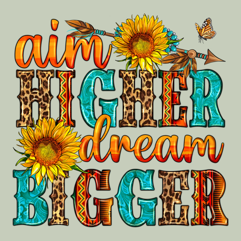 Aim Higher Dream Bigger Ladies Tee by HRA Design Shop | Teevron