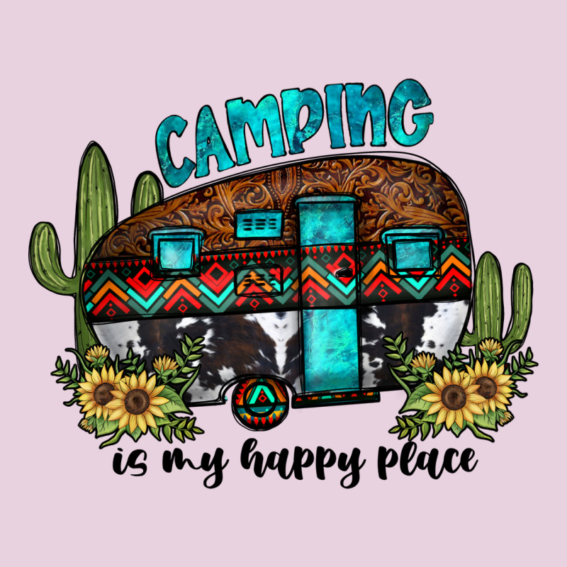 Camping Is My Happy Place2 Ladies Tee by JahusDesignShop | Teevron