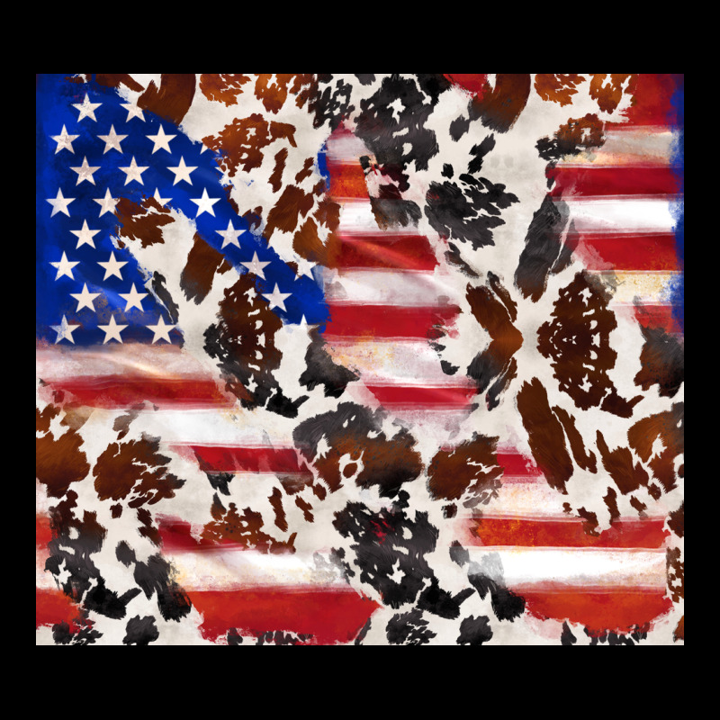 Cowhide Amerikan Flag Premium Sweatshirt by TumblerDesignByShophia | Teevron