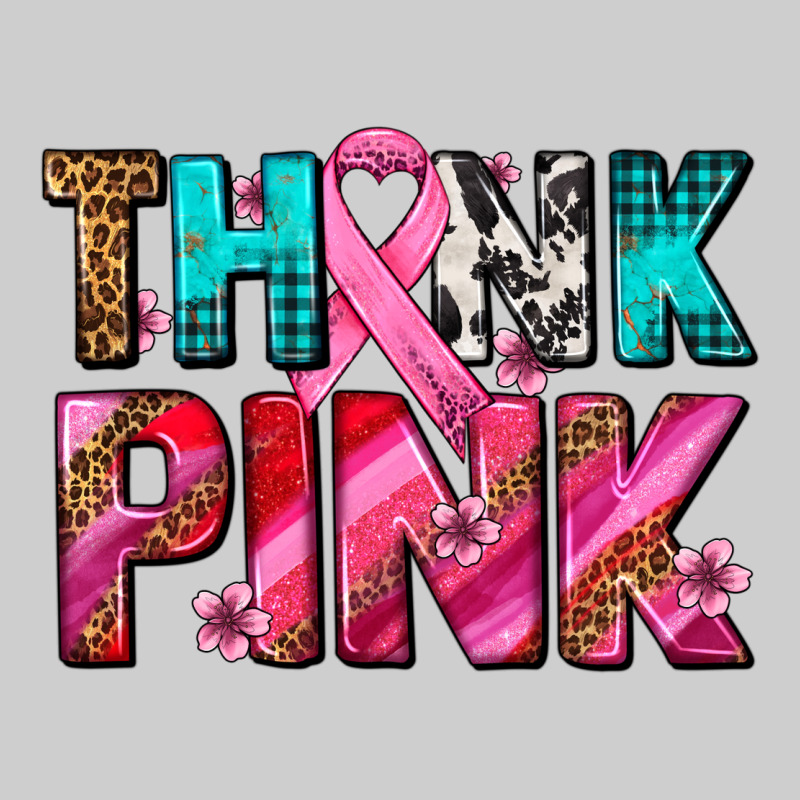 Think Pink Cancer Ribbon Premium Tee by AdoDesignShop | Teevron