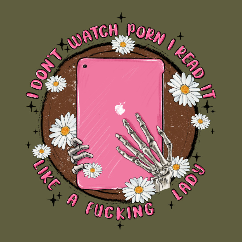 I Don't Watch Prn I Read It Like A Fucking Lady Vintage Tee by MaliasSmallBusiness | Teevron