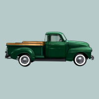 Western Green Truck Right Side View 1 Heavy Core Tee | Teevron