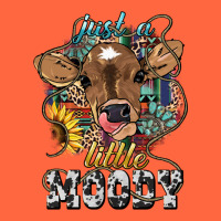 Just A Little Moody Baby Cow Premium Hoodie | Teevron