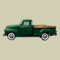 Western Green Truck Right Side View Heavy Core Tee | Teevron
