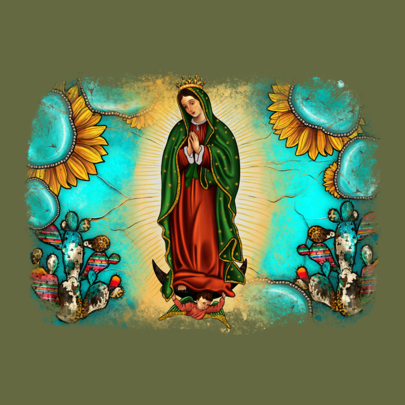 Gemstone Our Lady Of Guadalupe Long Sleeve Tee by JahusDesignShop | Teevron