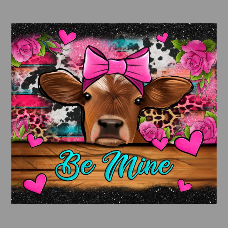 Be Mine Valentine's Day Cow Vintage Hoodie by Jasminsmagicworld | Teevron
