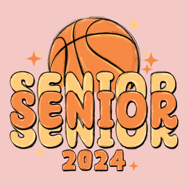 Basketball Senior 2024 Urban Heavy Tee by MaliasSmallBusiness | Teevron