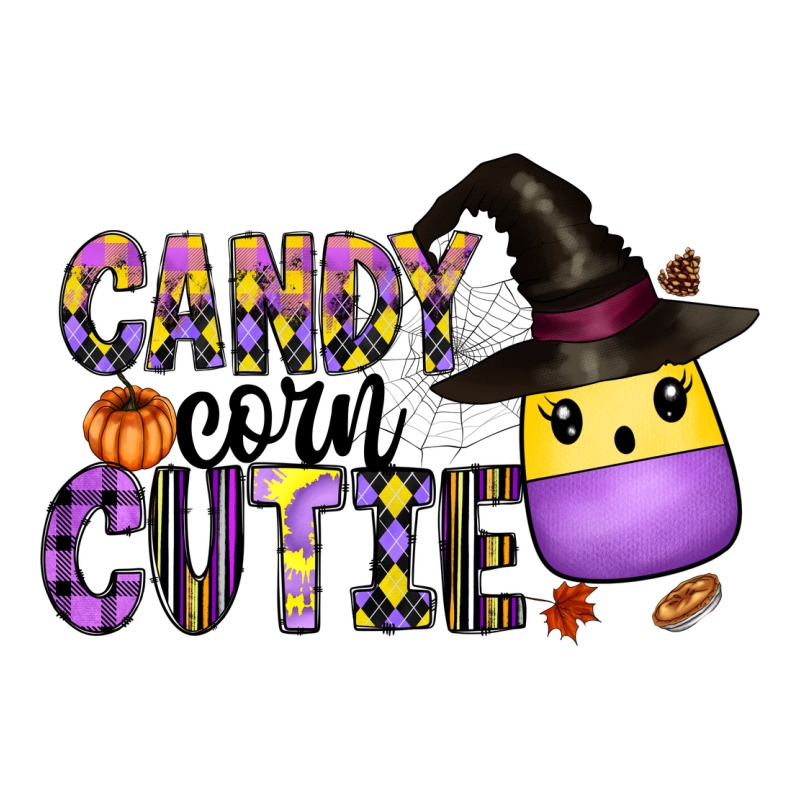 Candy Corn Cutie Ladies Tee by CowhideDigitalArt | Teevron