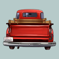 Western Red Truck Back View Heavy Core Tee | Teevron