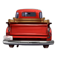 western red truck back view | Teevron