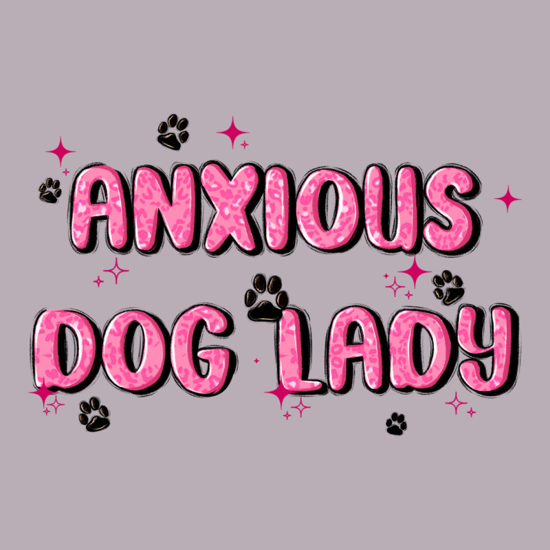 Anxious Dog Lady Vintage Tee by MaliasSmallBusiness | Teevron