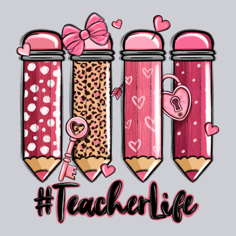 Valentine's Day Teacher Life Pencils Heavyweight Sweatshirt by MaliasSmallBusiness | Teevron