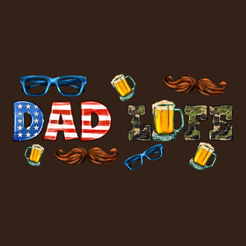 Dad Life  Libbey Glass Heavy Core Tee by HRA Design Shop | Teevron