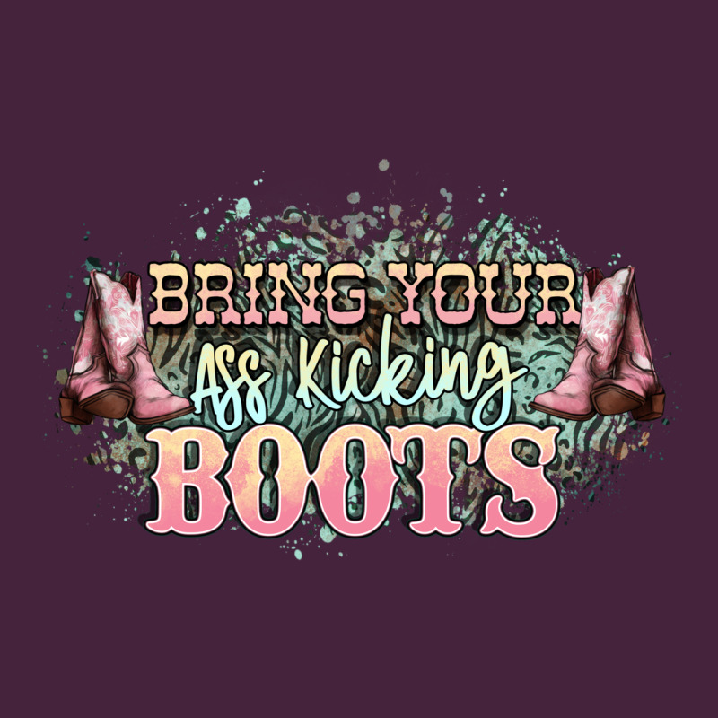 Bring Your Ass Kicking Boots Long Sleeve Tee by NancyCooperArtShop | Teevron