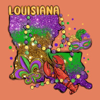 Mardi Gras Louisiana Map Classic Tee | Teevron