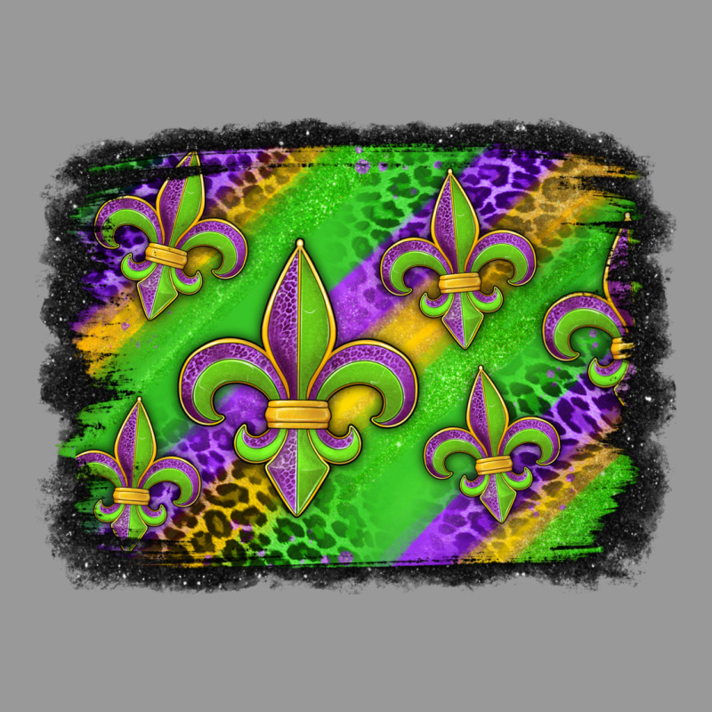 Mardi Gras Fleur De Lis Background Vintage Hoodie by Jasminsmagicworld | Teevron