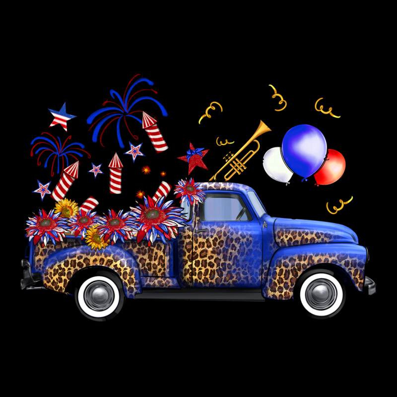 Western Truck Fourth Of July Urban Hoodie by FaDigitalArtStudio | Teevron